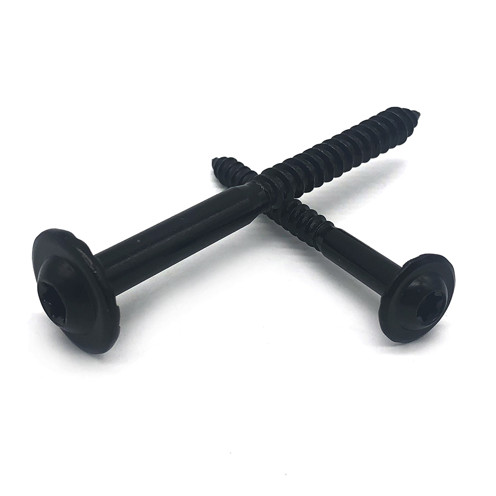 非標(biāo)定制發(fā)黑手?jǐn)Q螺絲梅花墊圈頭螺絲