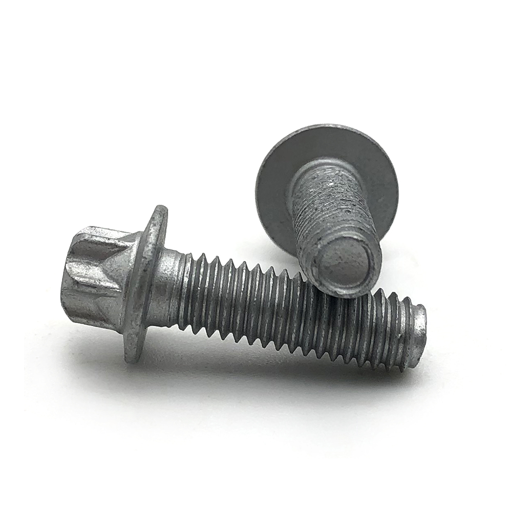 六角頭法蘭螺栓達(dá)克羅法蘭盤全牙螺栓 法蘭面螺絲