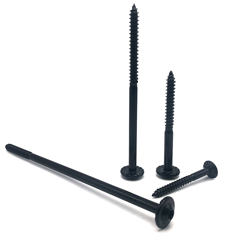 非標(biāo)定制發(fā)黑手?jǐn)Q螺絲梅花墊圈頭螺絲