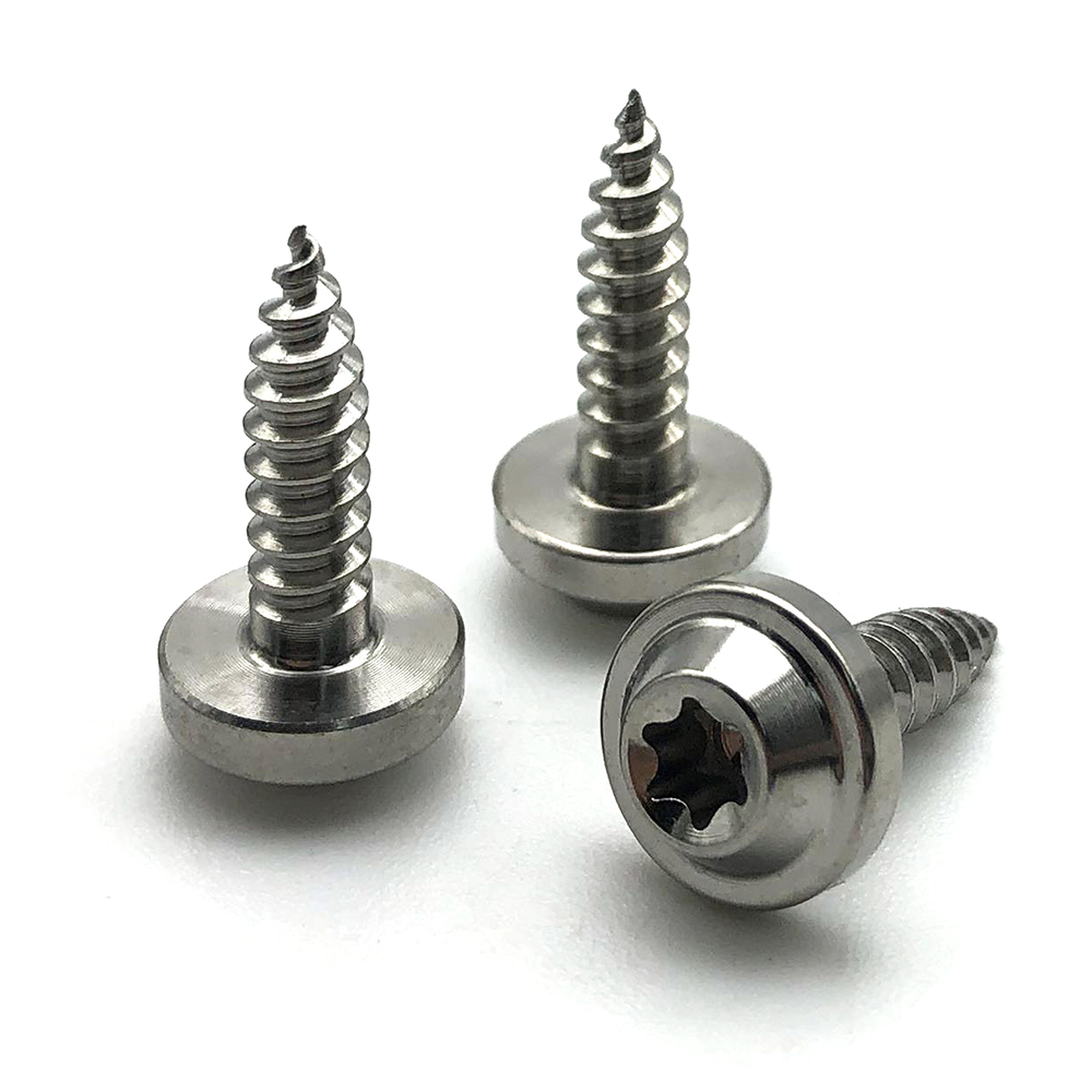 TC4 GR5飛碟頭內(nèi)梅花螺絲耐蝕性鈦自攻絲