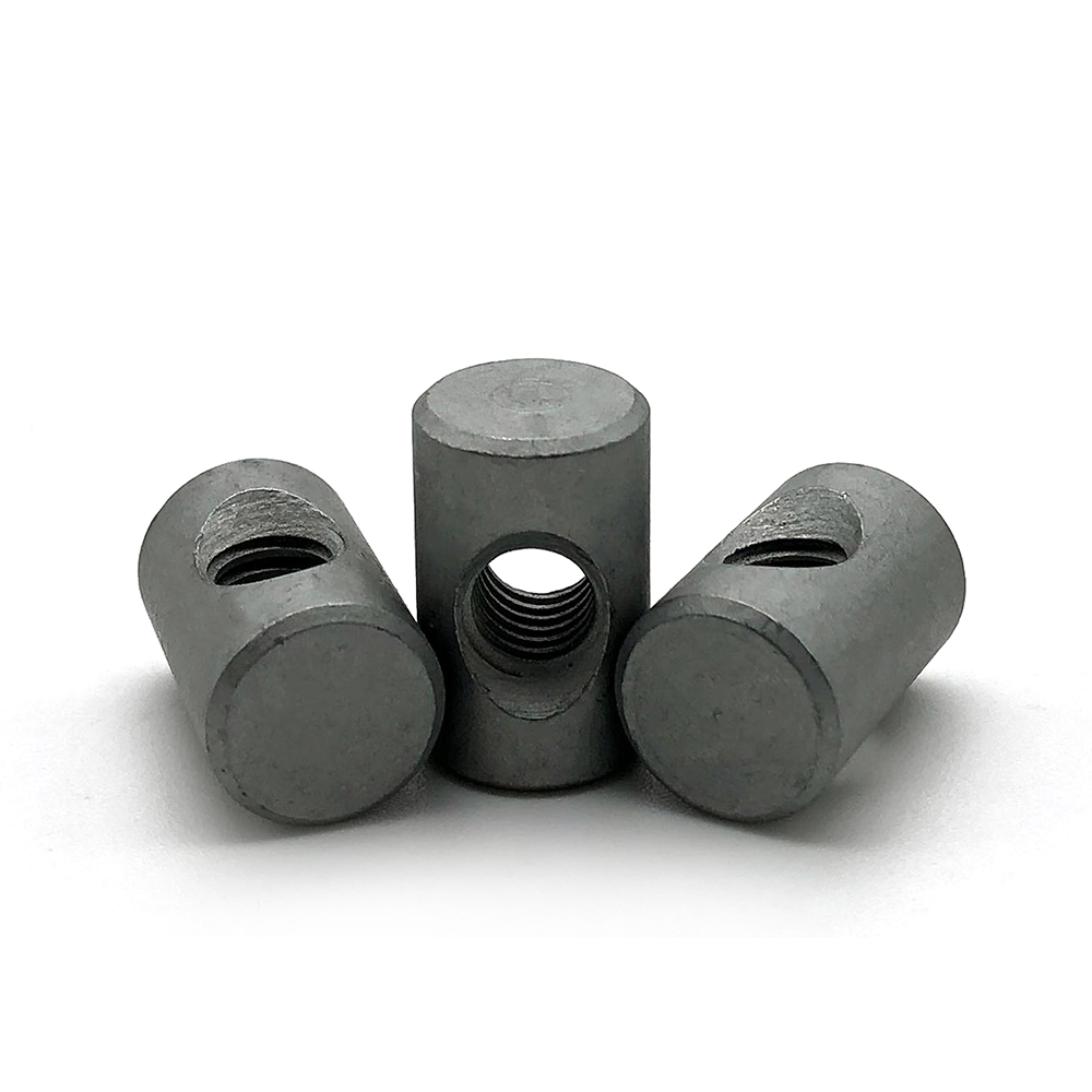 家具螺帽圓柱錘子螺母達克羅錘頭螺帽錘母橫孔螺母