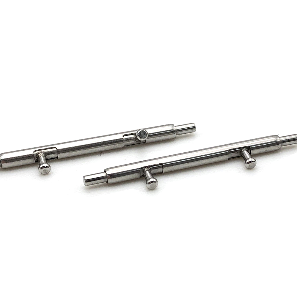 非標生耳 不銹鋼手表配件 全鋼快拆開關(guān)生耳 彈簧數(shù)碼表帶連接軸