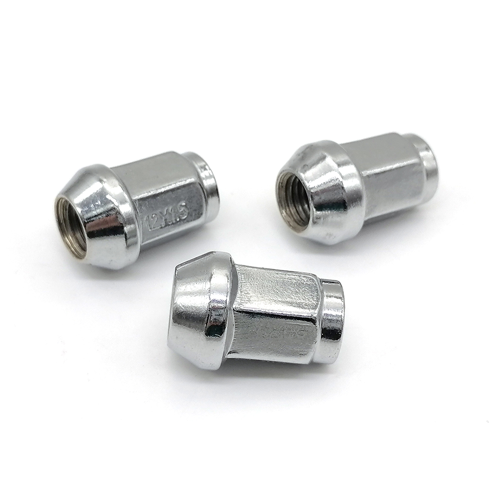 錐面改裝加長(zhǎng)輪胎螺絲法蘭盤螺帽高防銹汽車輪轂螺母