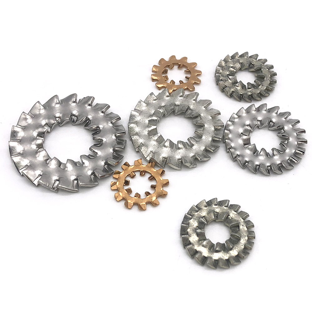 工廠生產(chǎn)內(nèi)齒墊圈 外齒墊圈 內(nèi)外齒墊圈定制非標墊圈