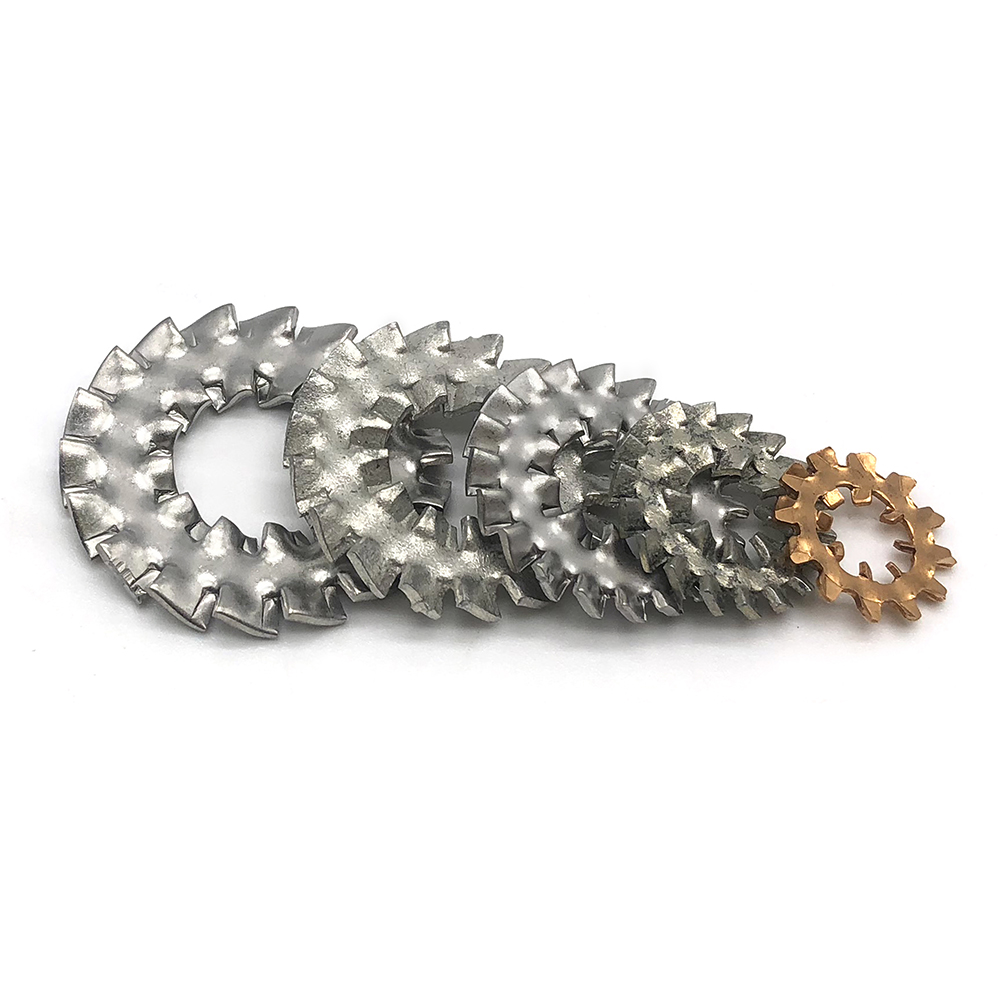 工廠生產(chǎn)內(nèi)齒墊圈 外齒墊圈 內(nèi)外齒墊圈定制非標墊圈