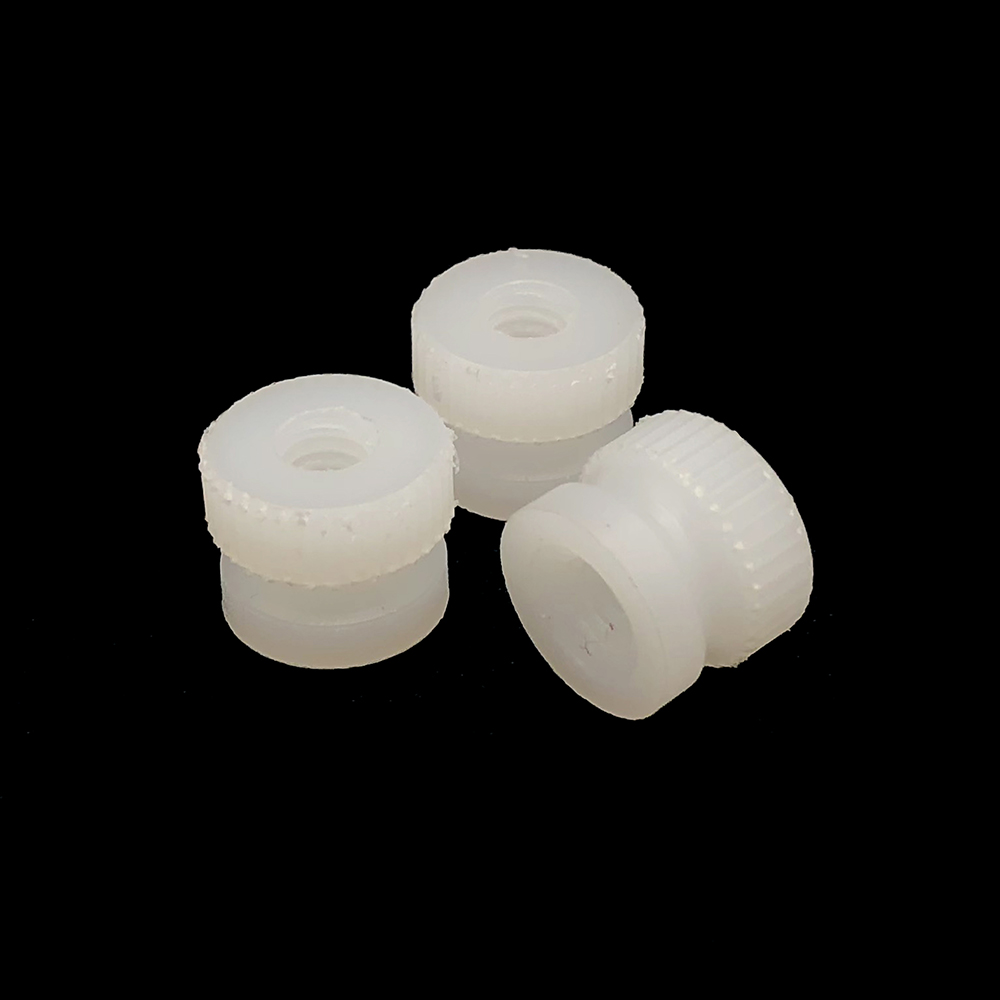 廠(chǎng)家現(xiàn)貨批發(fā)塑料滾花手?jǐn)Q螺母 電子產(chǎn)品絕緣防松脫尼龍M6螺母帽