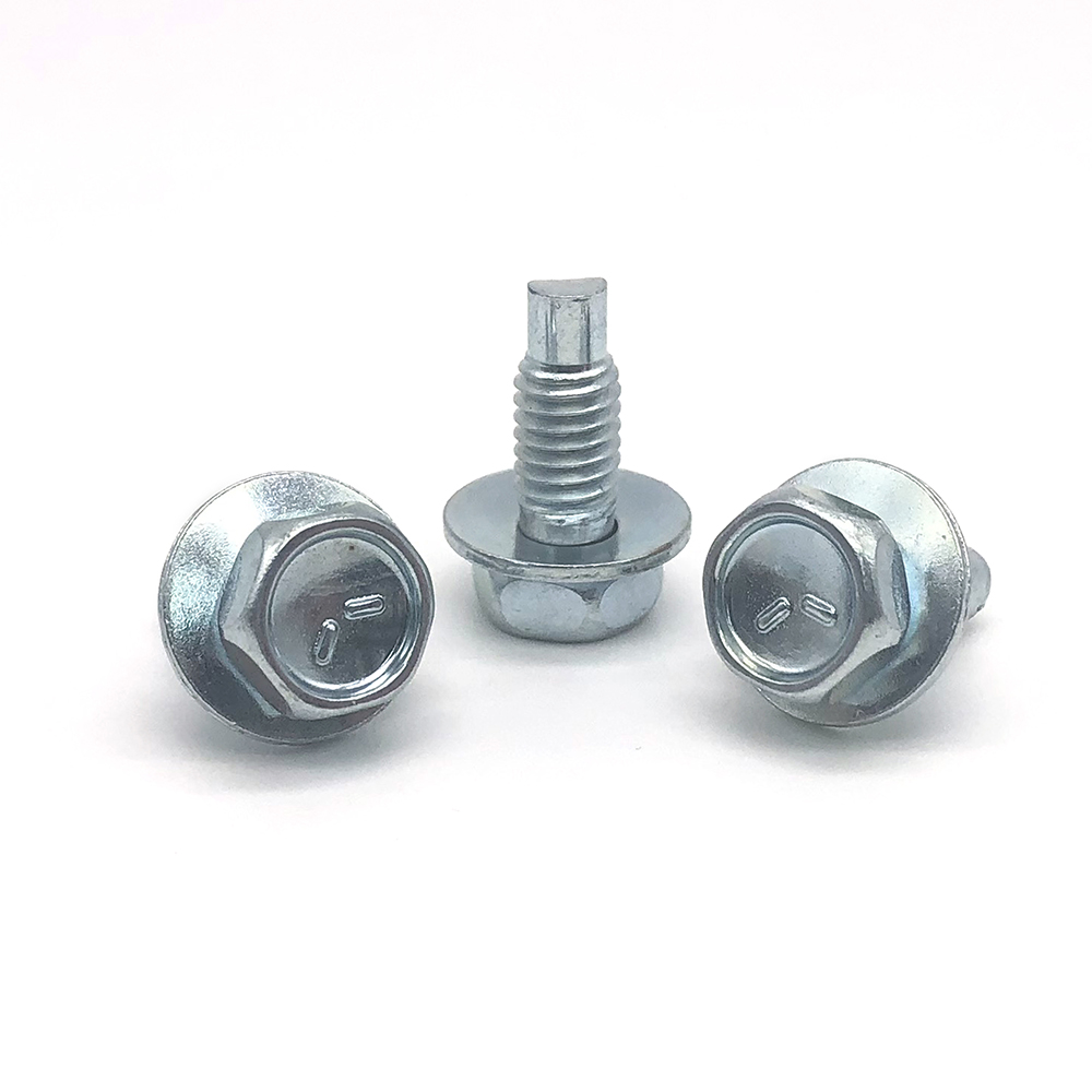 8.8級組合螺絲帶墊螺絲凹穴外六角法蘭面螺栓 高強(qiáng)度凹腦六角法蘭螺絲定制非標(biāo)螺絲