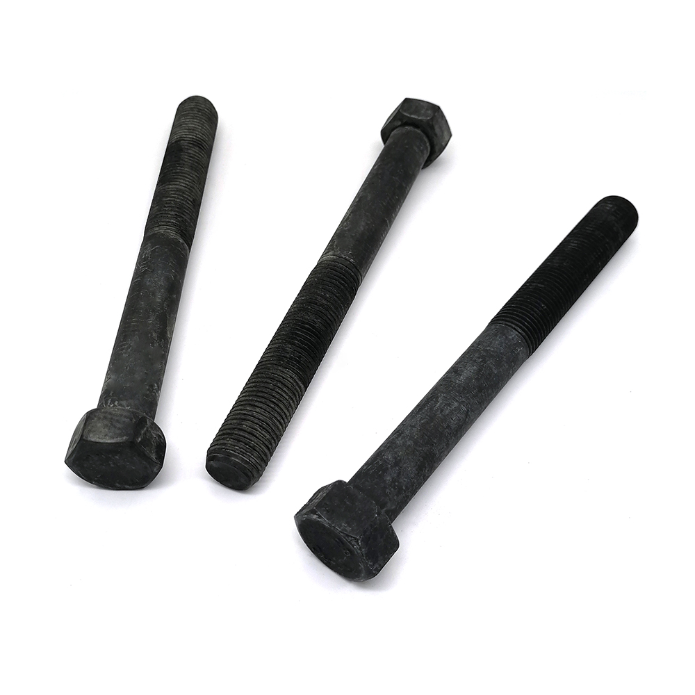 生產(chǎn)高強(qiáng)度螺栓 發(fā)黑12.9級(jí)六角半牙螺栓 卡車專用螺栓 定制非標(biāo)螺栓螺絲