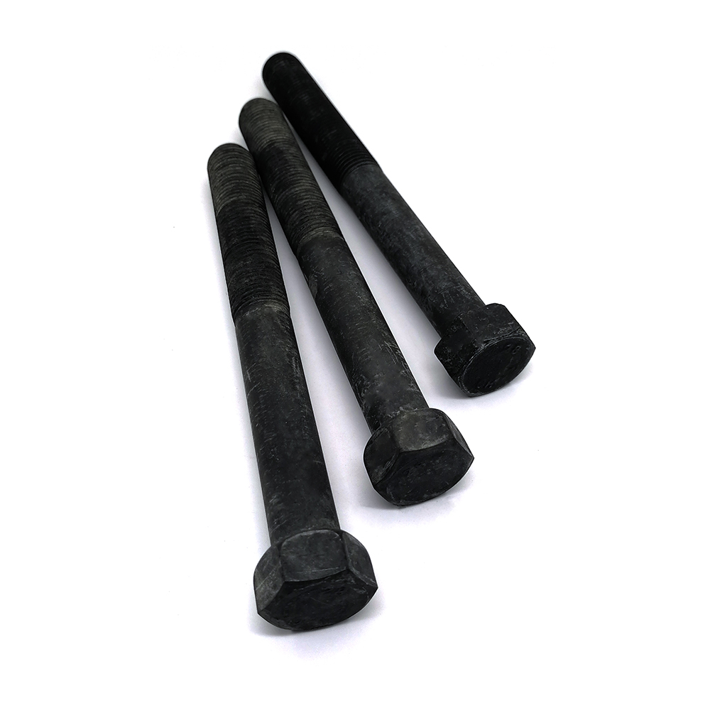 生產(chǎn)高強(qiáng)度螺栓 發(fā)黑12.9級(jí)六角半牙螺栓 卡車專用螺栓 定制非標(biāo)螺栓螺絲