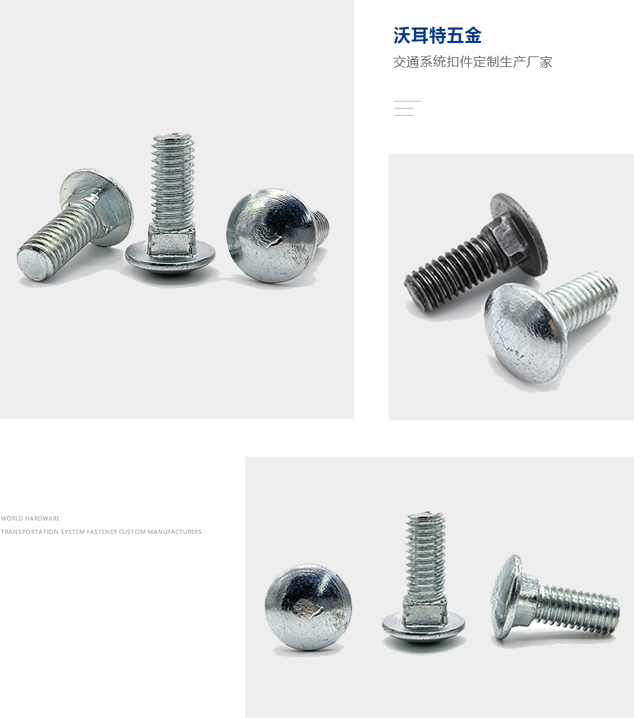半圓頭方頸螺栓 半圓頭方頸螺栓